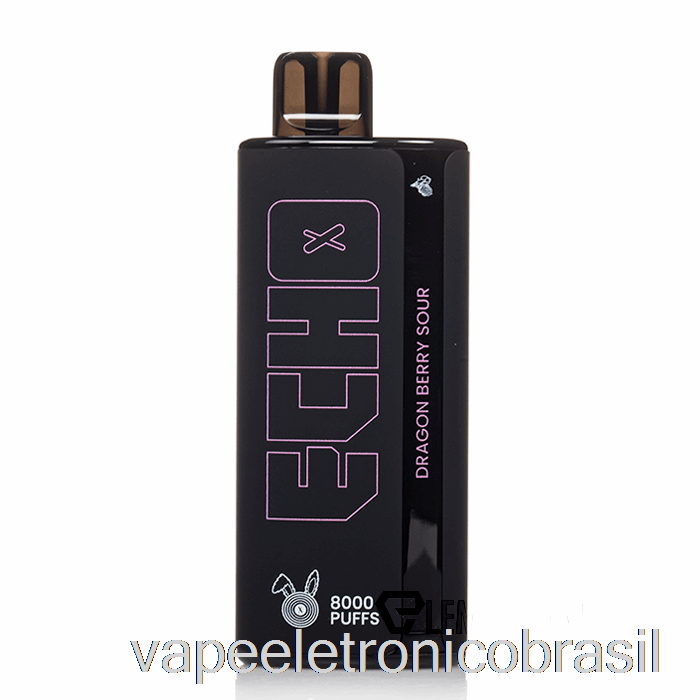 Vape Eletrônico Echo 8000 Descartável Dragon Berry Sour